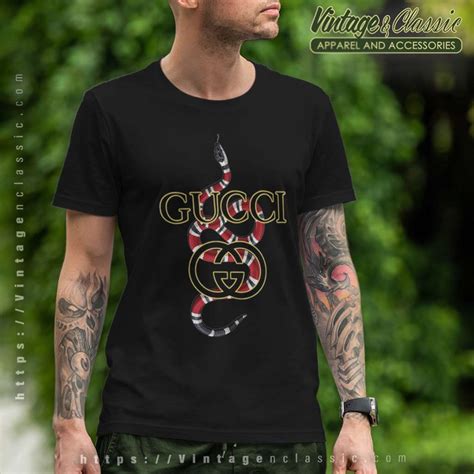 gucci replica t shirt of gucci snake size 3xl|authentic gucci clothing tags.